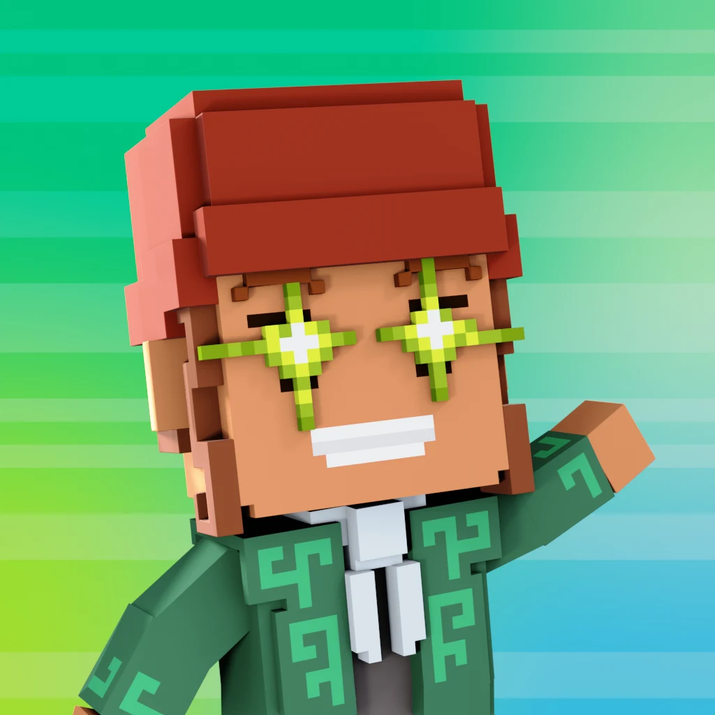 Pirate #4602 voxel render