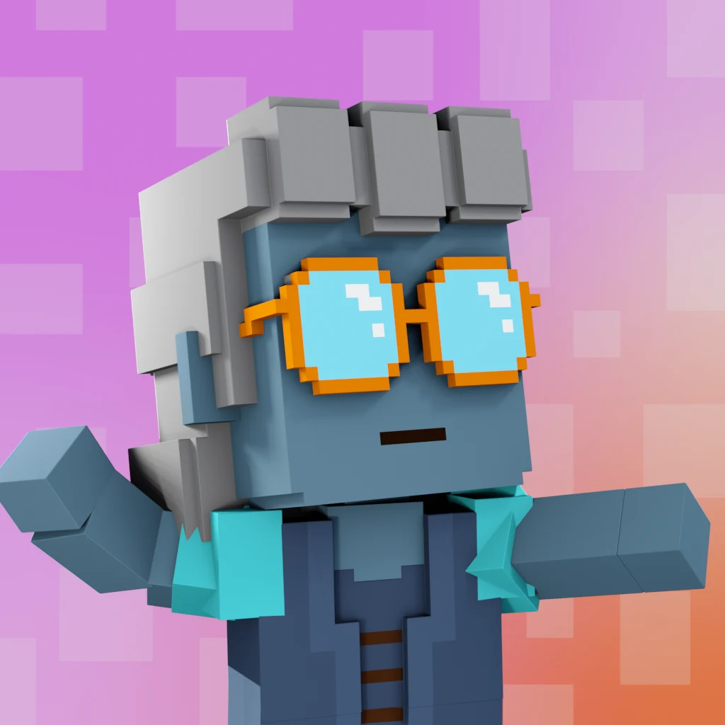 Pirate #4603 voxel render