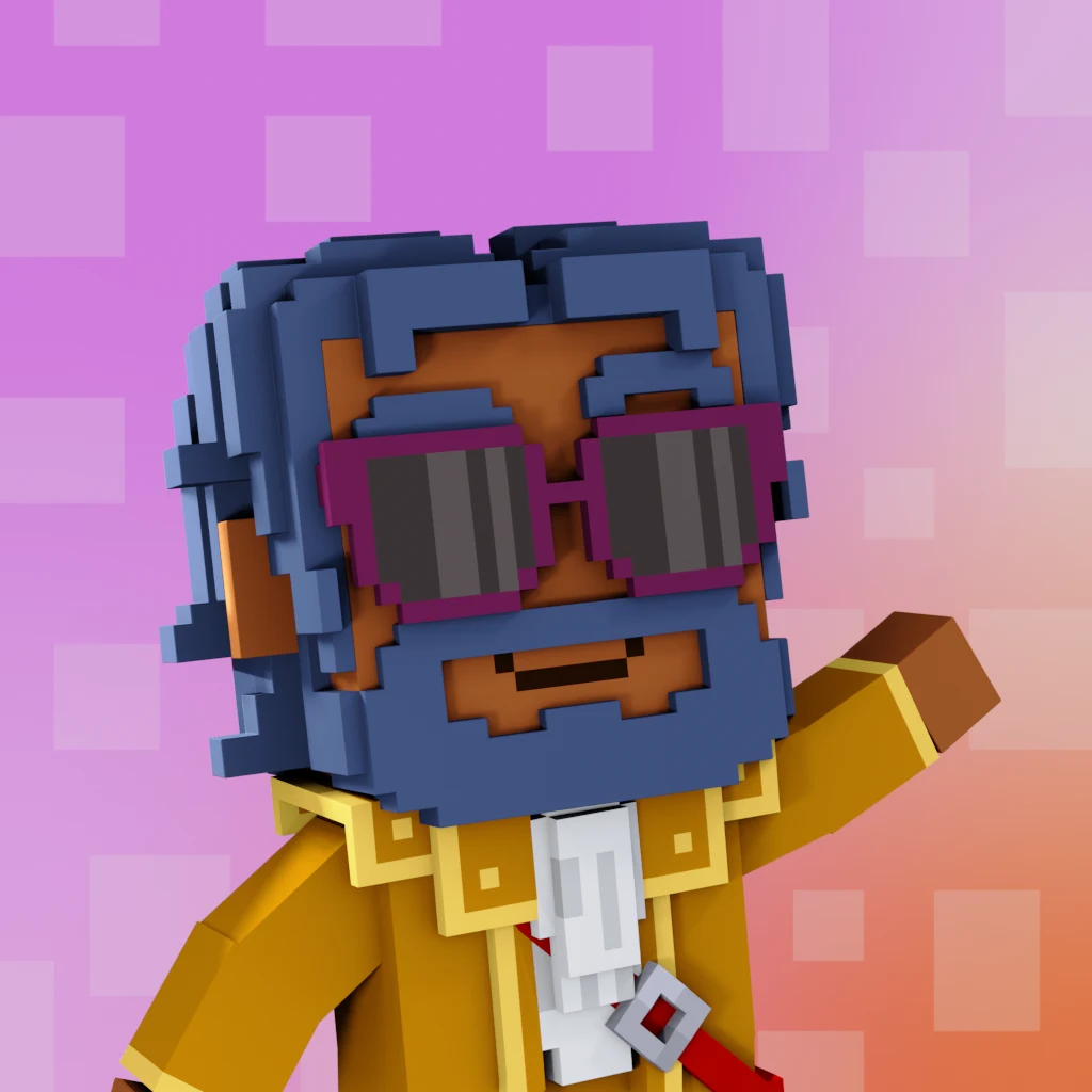 Pirate #4605 voxel render