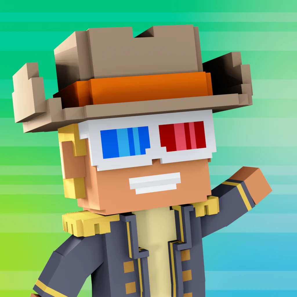 Pirate #4606 voxel render
