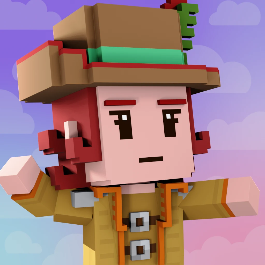Pirate #4608 voxel render