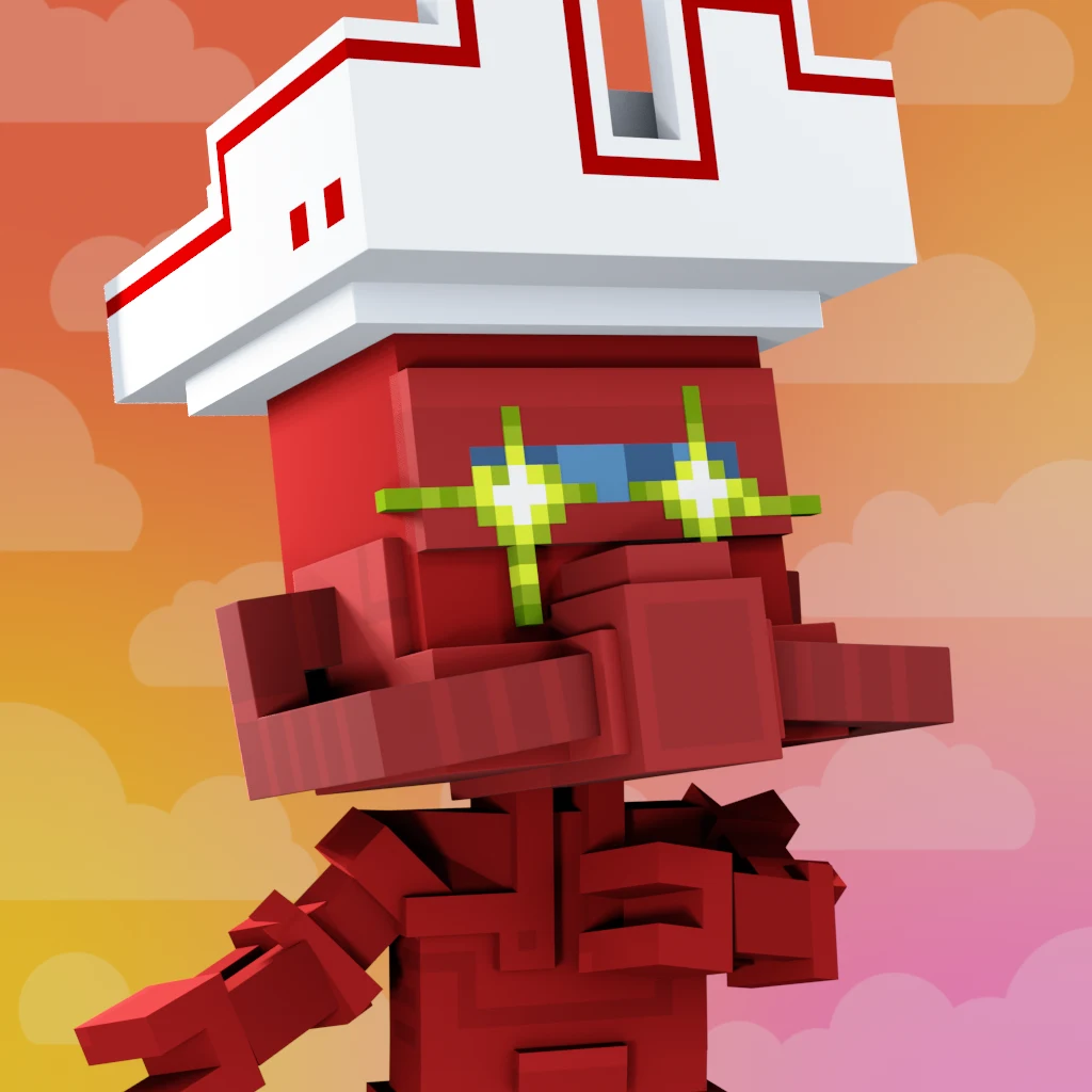 Pirate #461 voxel render