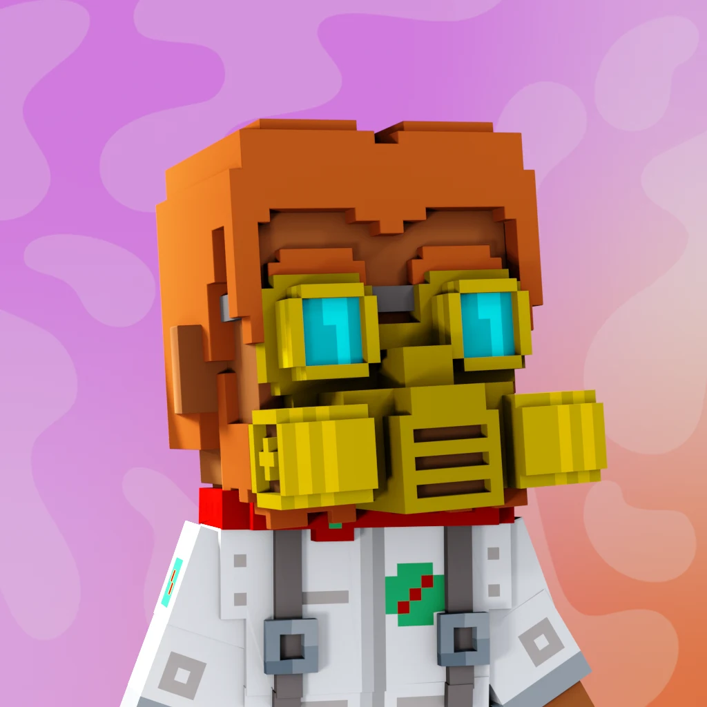 Pirate #4610 voxel render