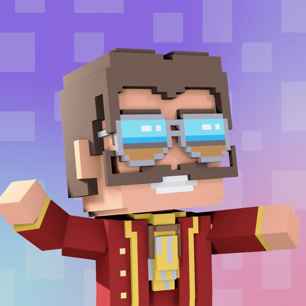 Pirate #4615 voxel render