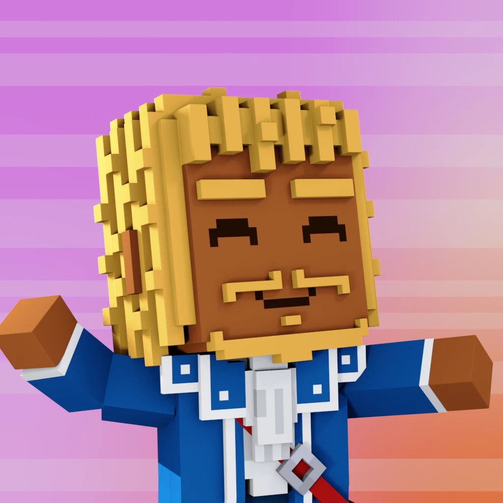 Pirate #4616 voxel render