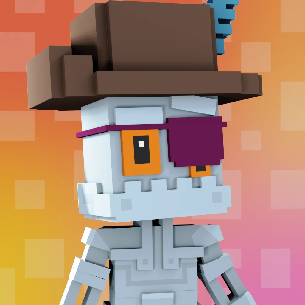 Pirate #4620 voxel render