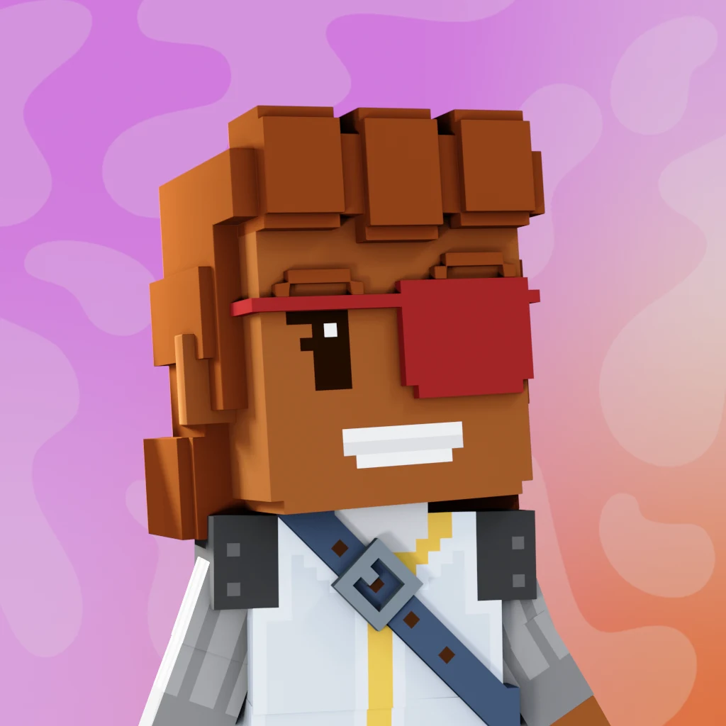 Pirate #4621 voxel render