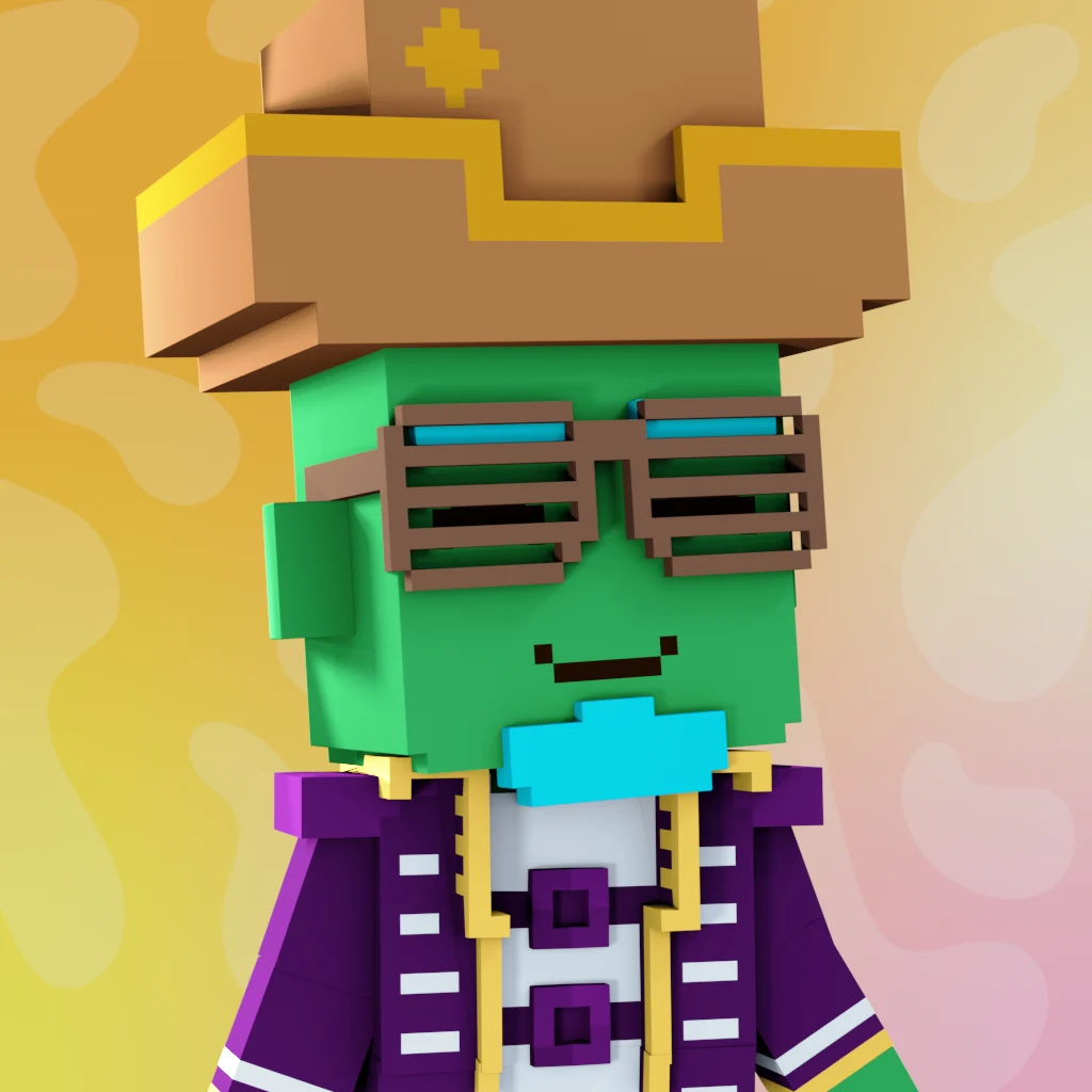 Pirate #4622 voxel render