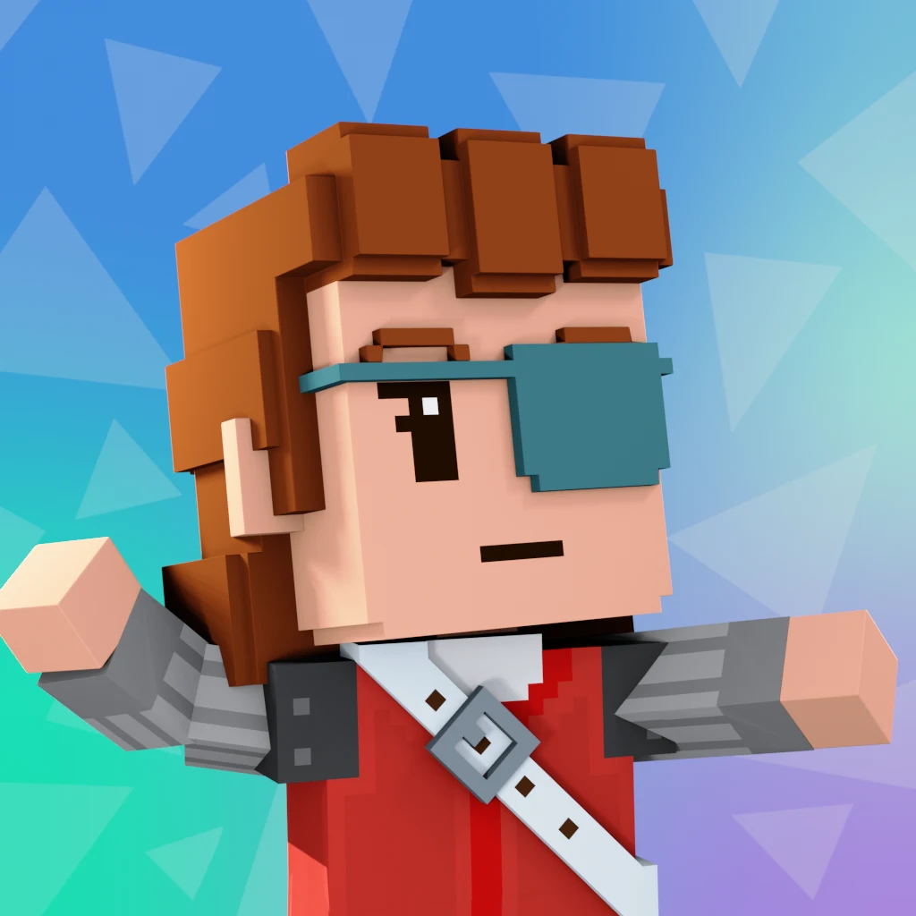 Pirate #4623 voxel render
