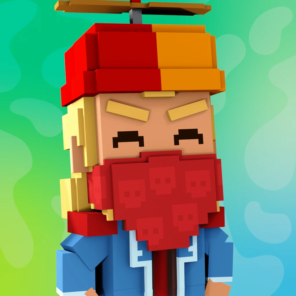 Pirate #4625 voxel render