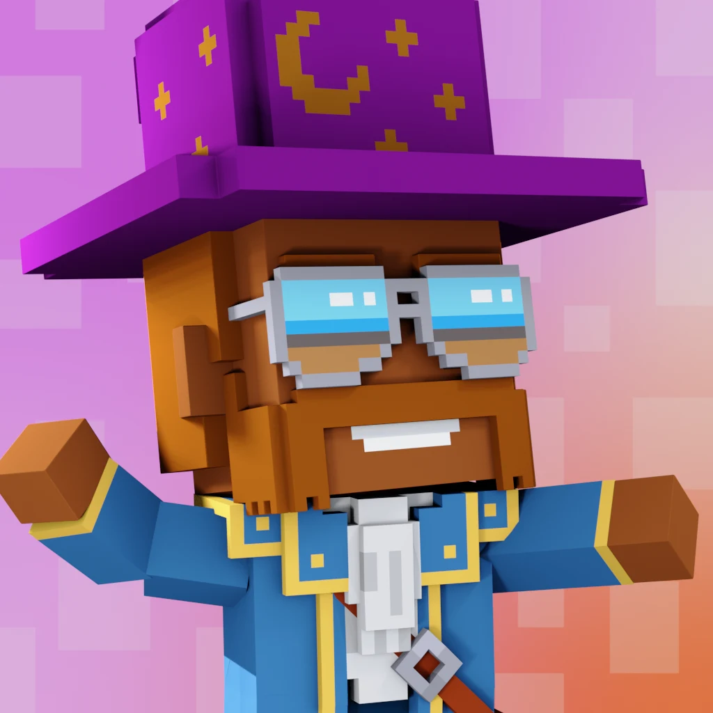 Pirate #4626 voxel render