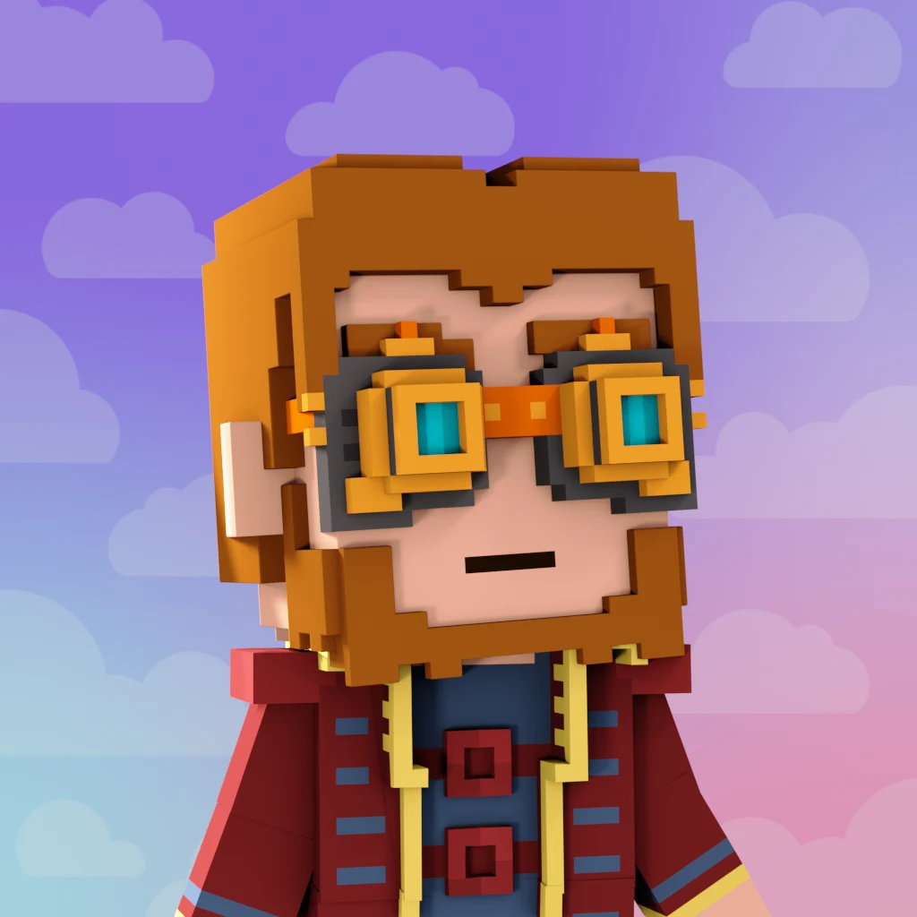 Pirate #4629 voxel render