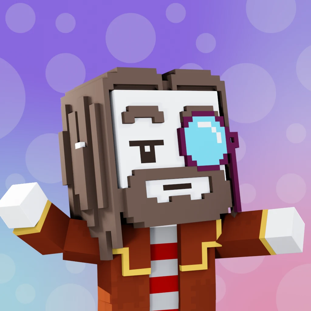 Pirate #4630 voxel render