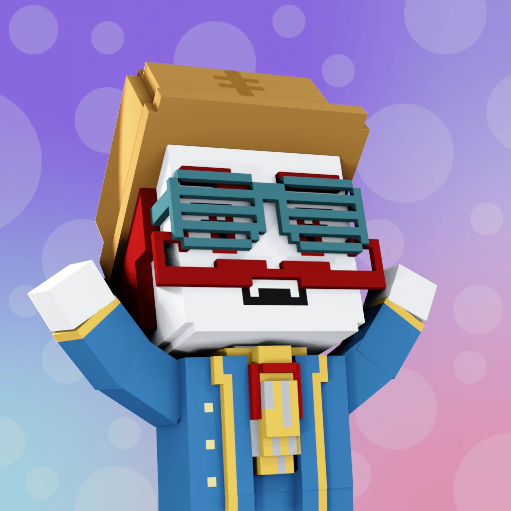 Pirate #4631 voxel render