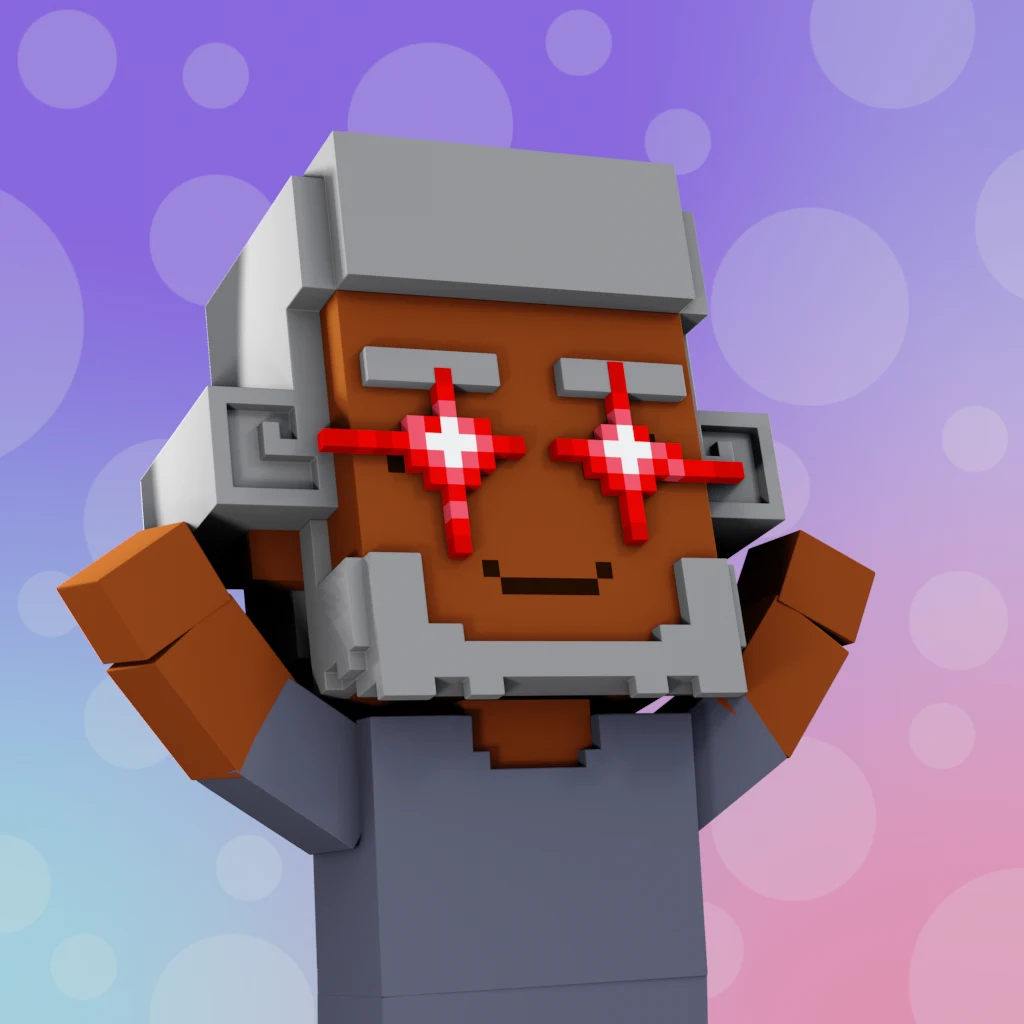 Pirate #4634 voxel render