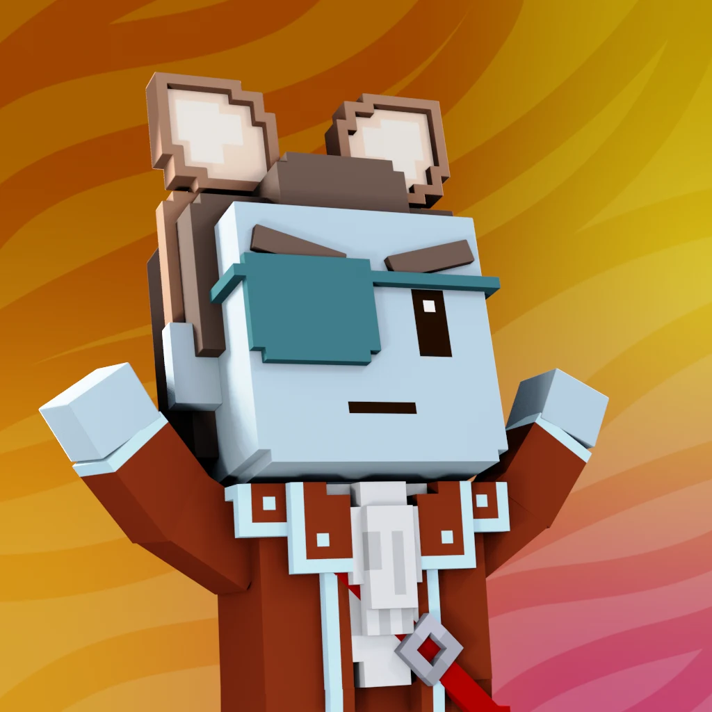 Pirate #4635 voxel render