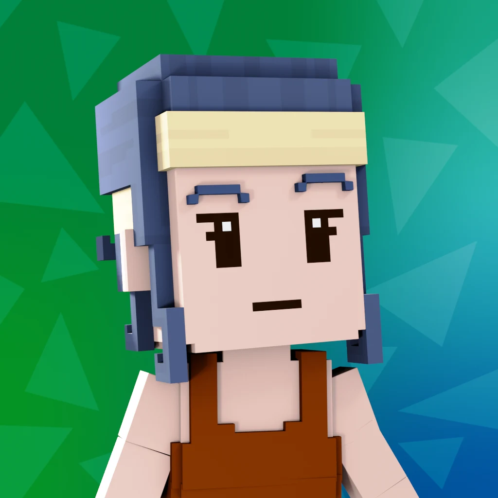 Pirate #4638 voxel render
