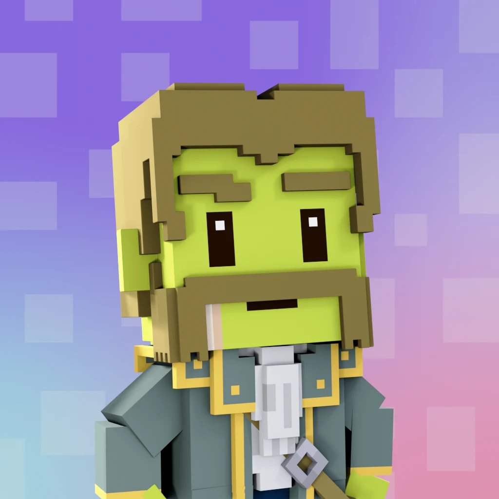 Pirate #4639 voxel render