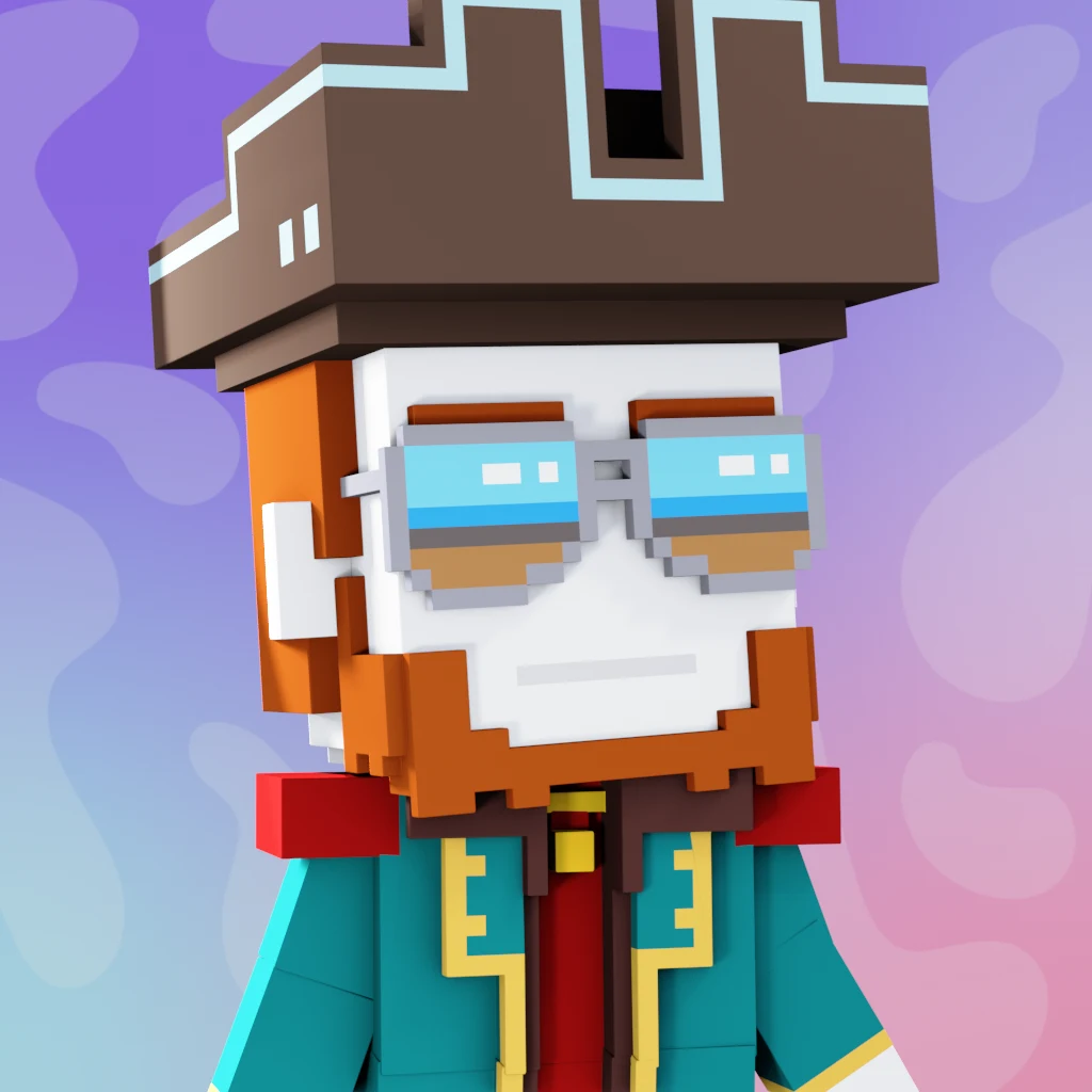 Pirate #4641 voxel render