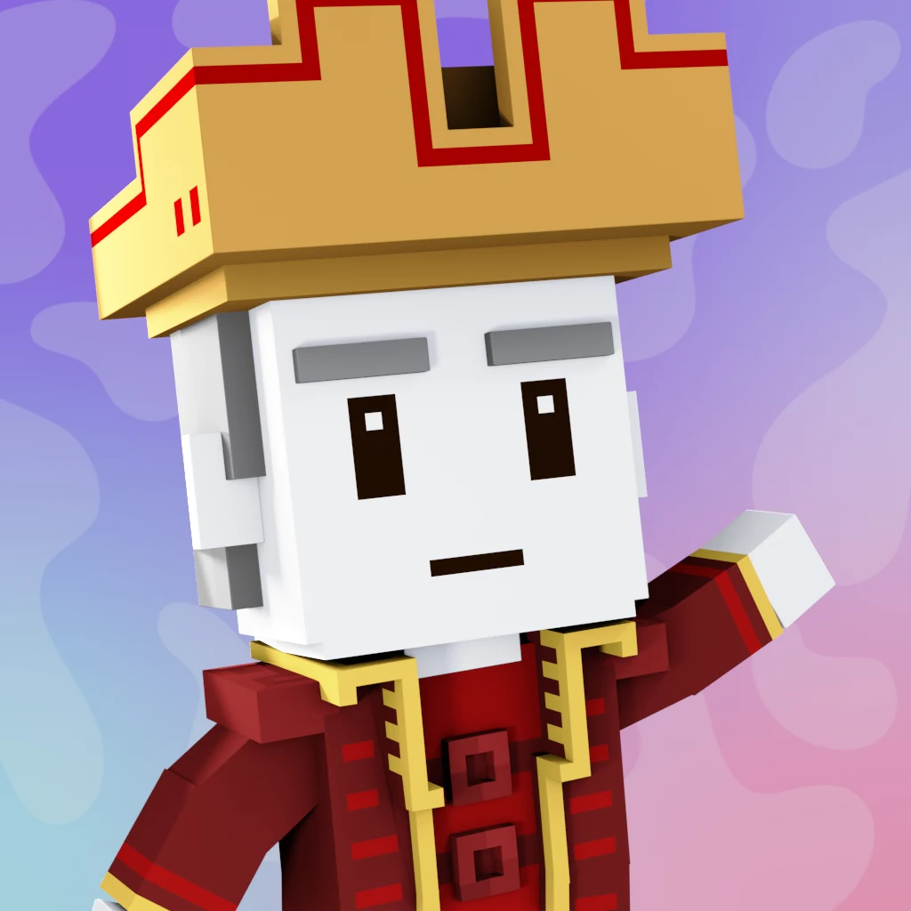 Pirate #4642 voxel render
