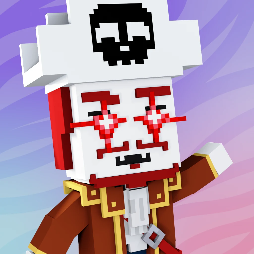 Pirate #4643 voxel render