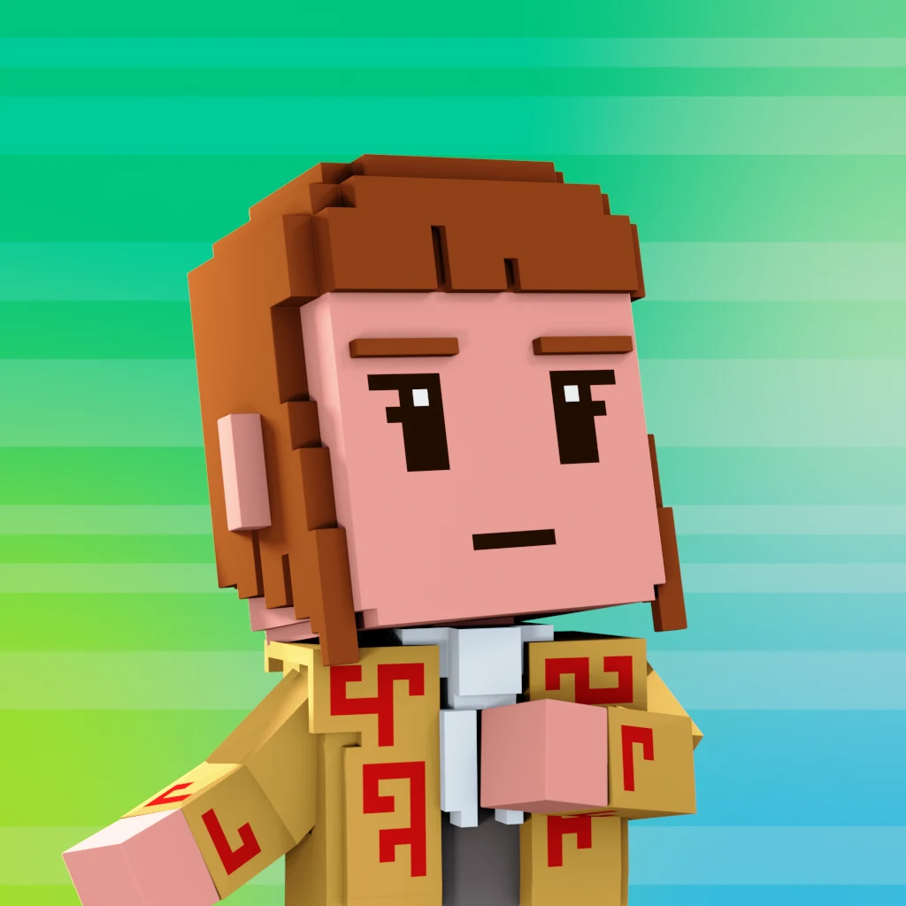 Pirate #4646 voxel render