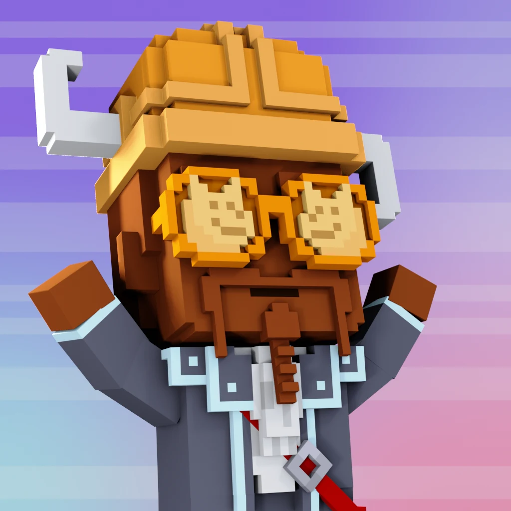 Pirate #4648 voxel render