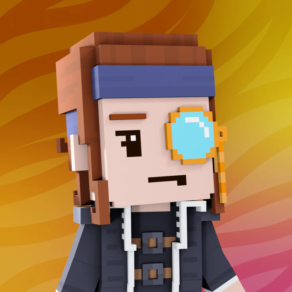 Pirate #4649 voxel render