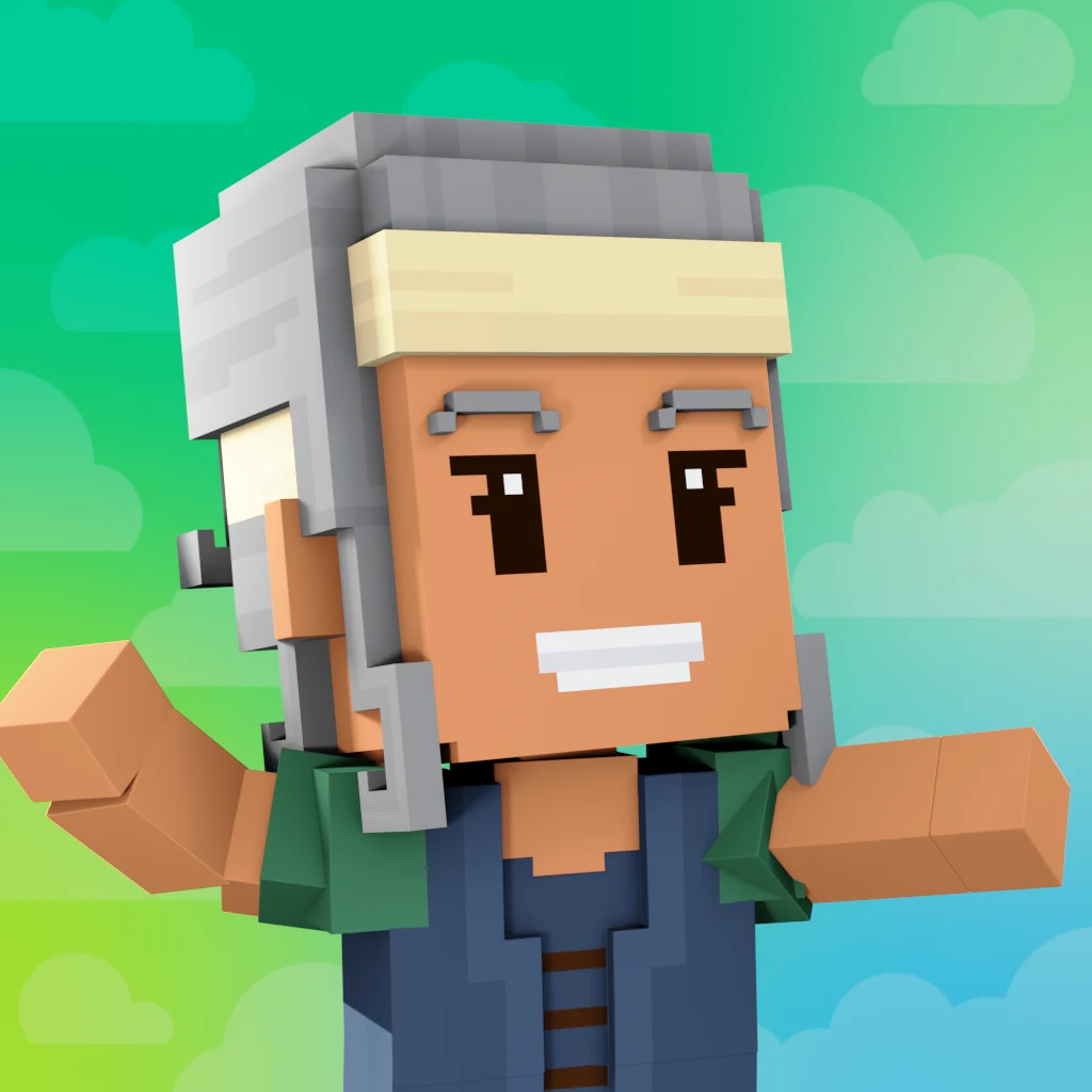 Pirate #465 voxel render