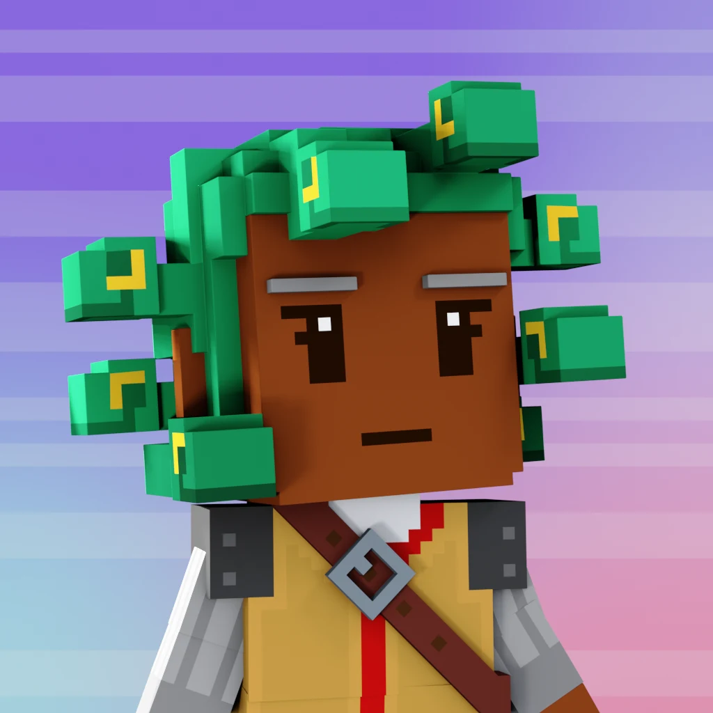 Pirate #4652 voxel render
