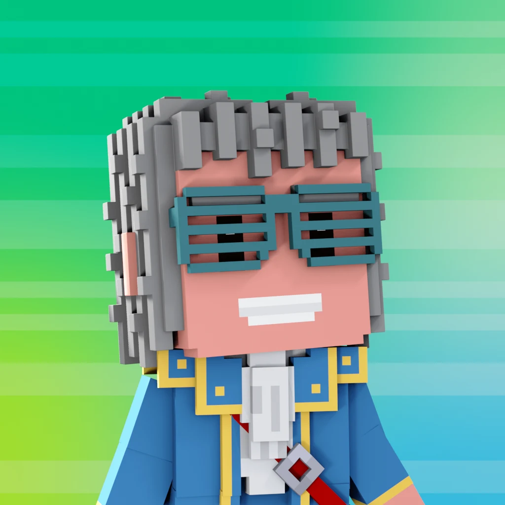 Pirate #4654 voxel render