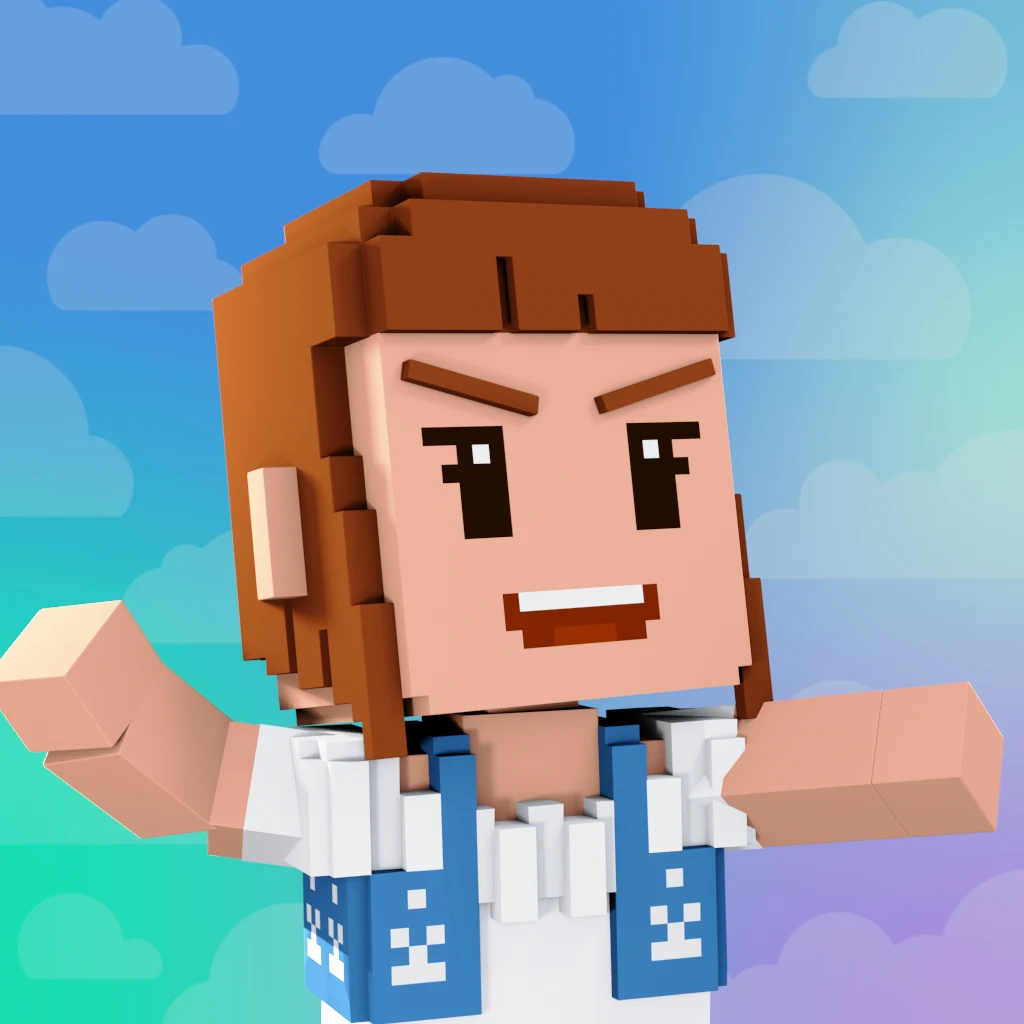 Pirate #4655 voxel render