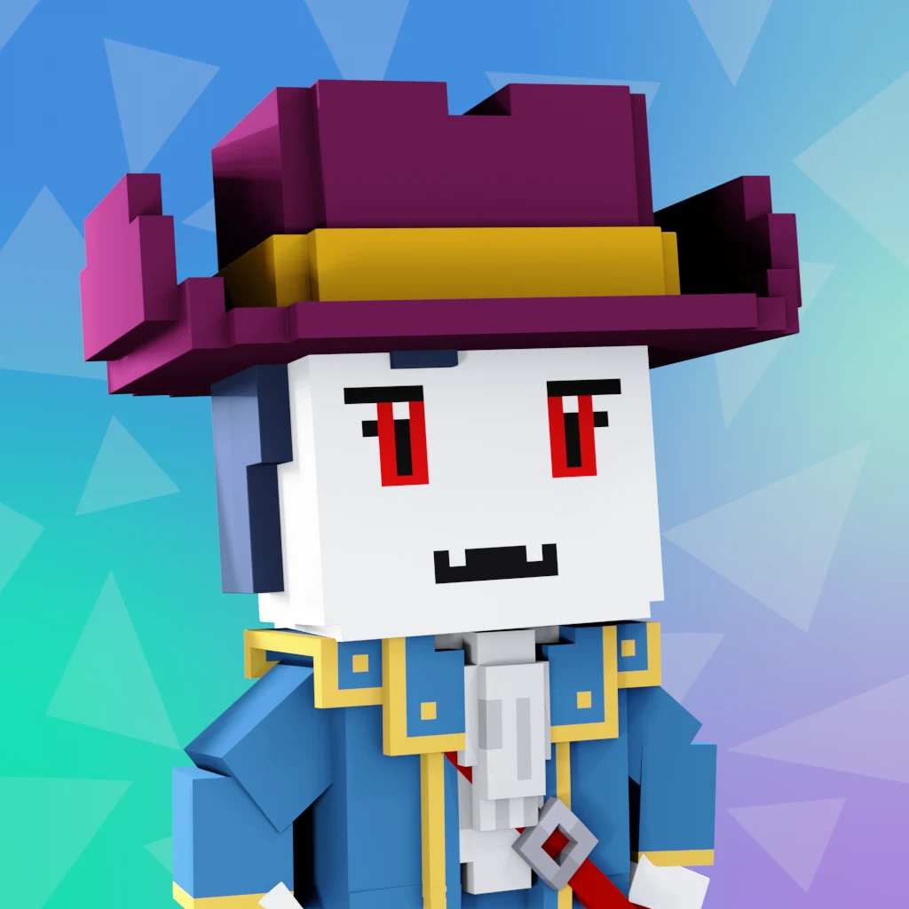 Pirate #4657 voxel render