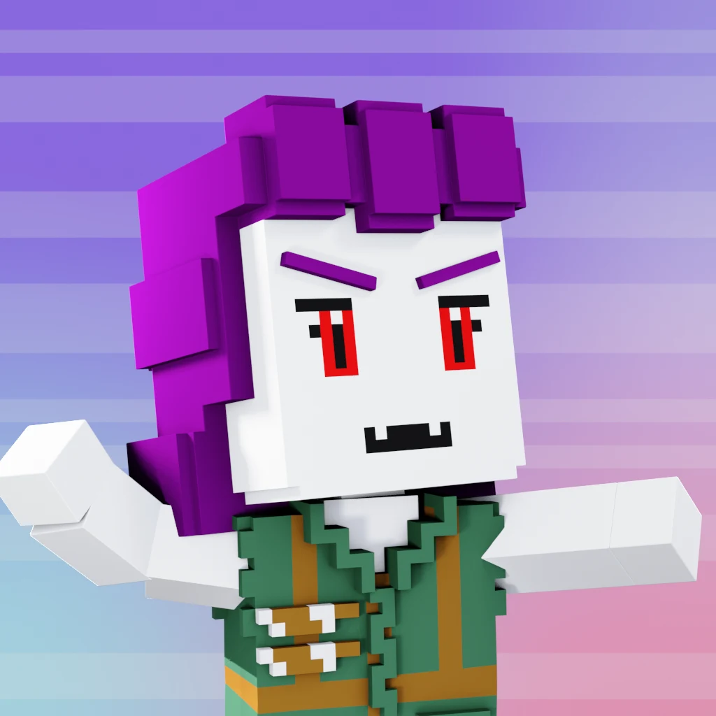Pirate #4658 voxel render