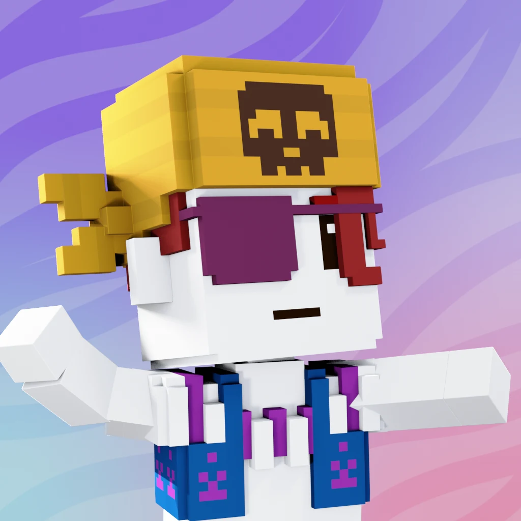 Pirate #4660 voxel render