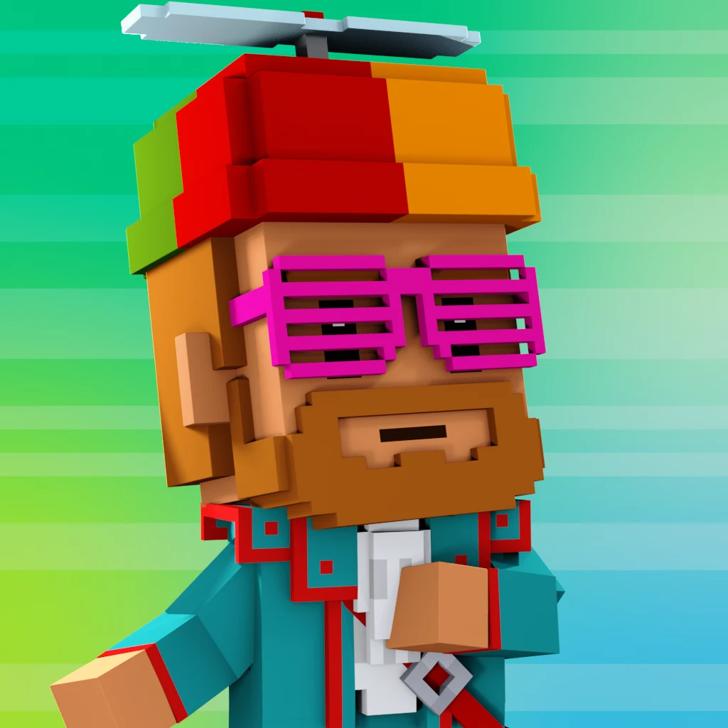 Pirate #4663 voxel render