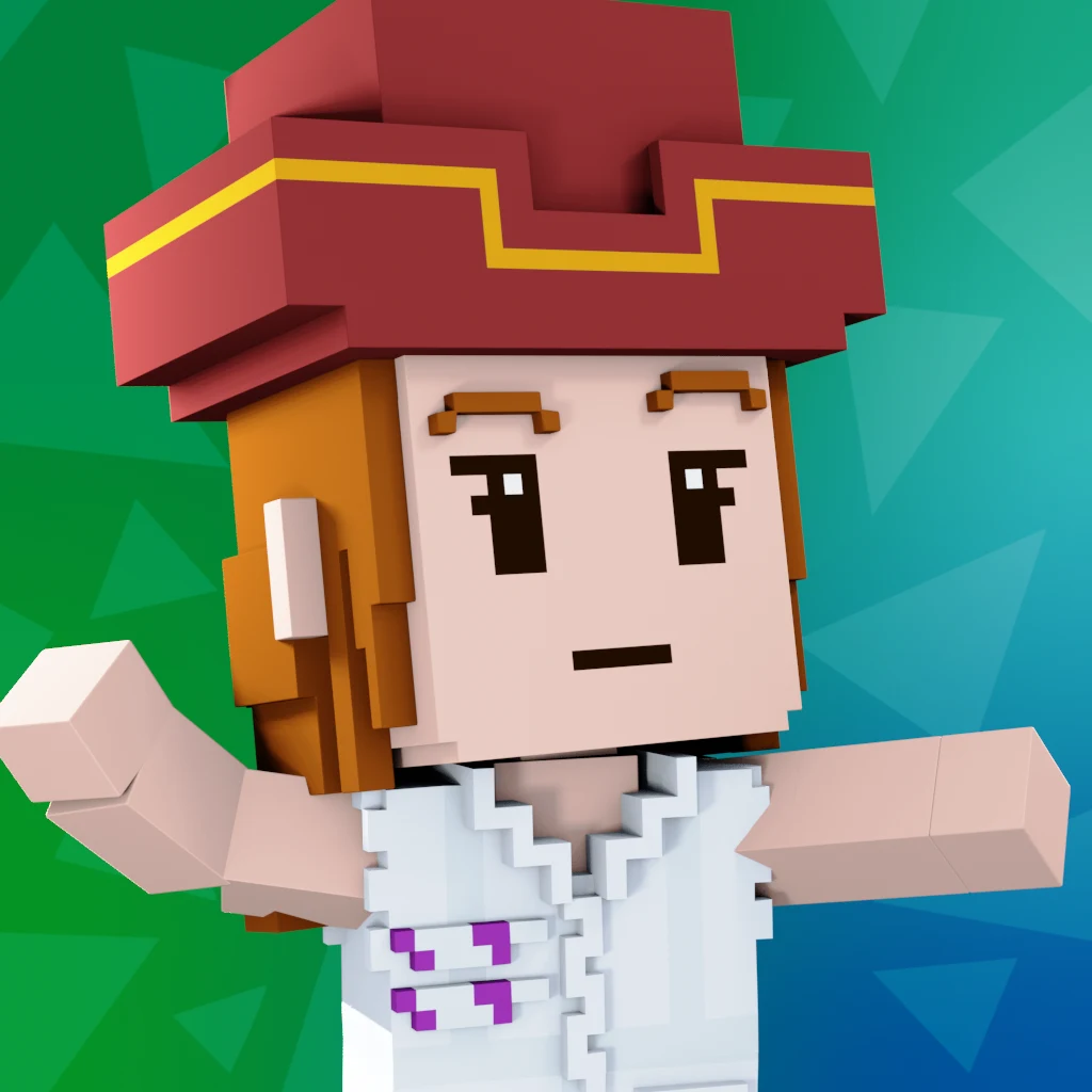 Pirate #4664 voxel render