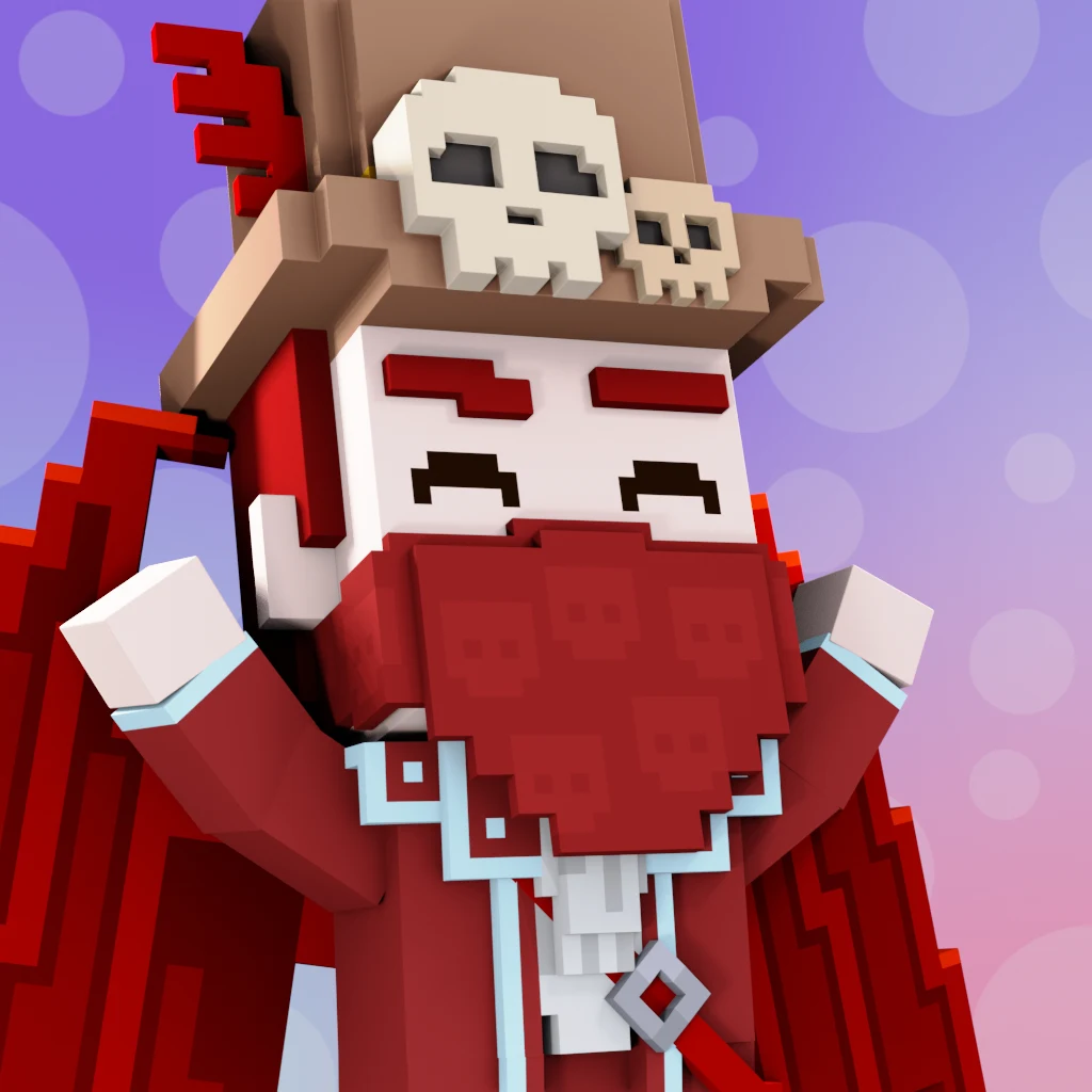 Pirate #4666 voxel render