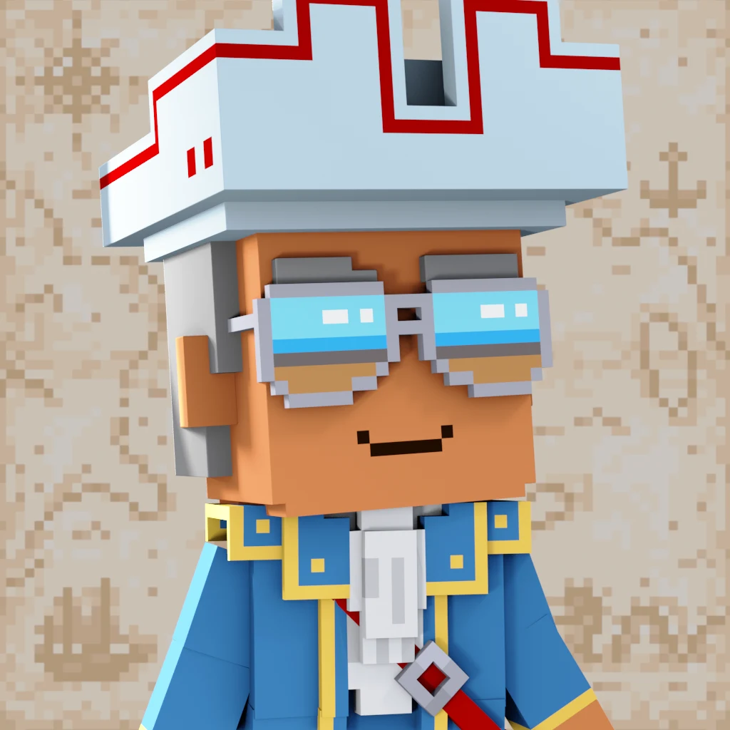 Pirate #4667 voxel render