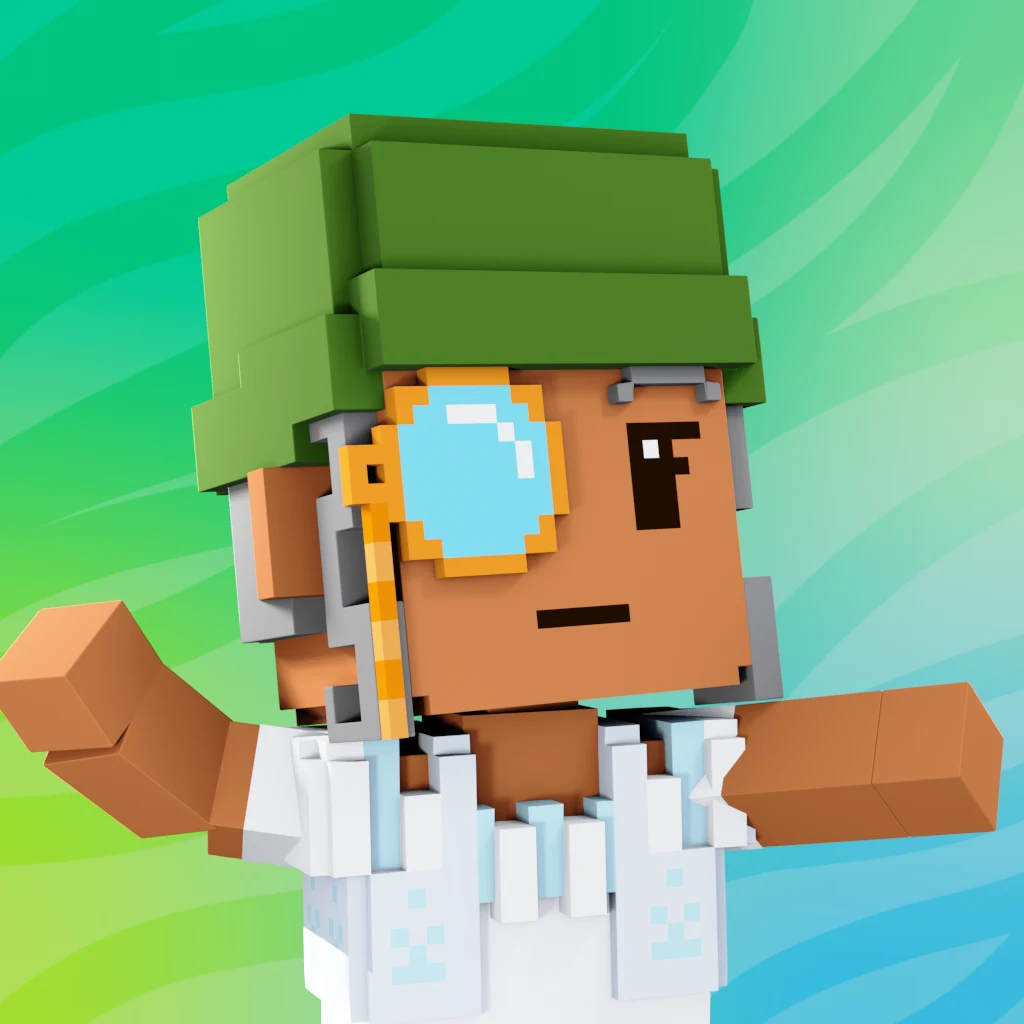 Pirate #4668 voxel render