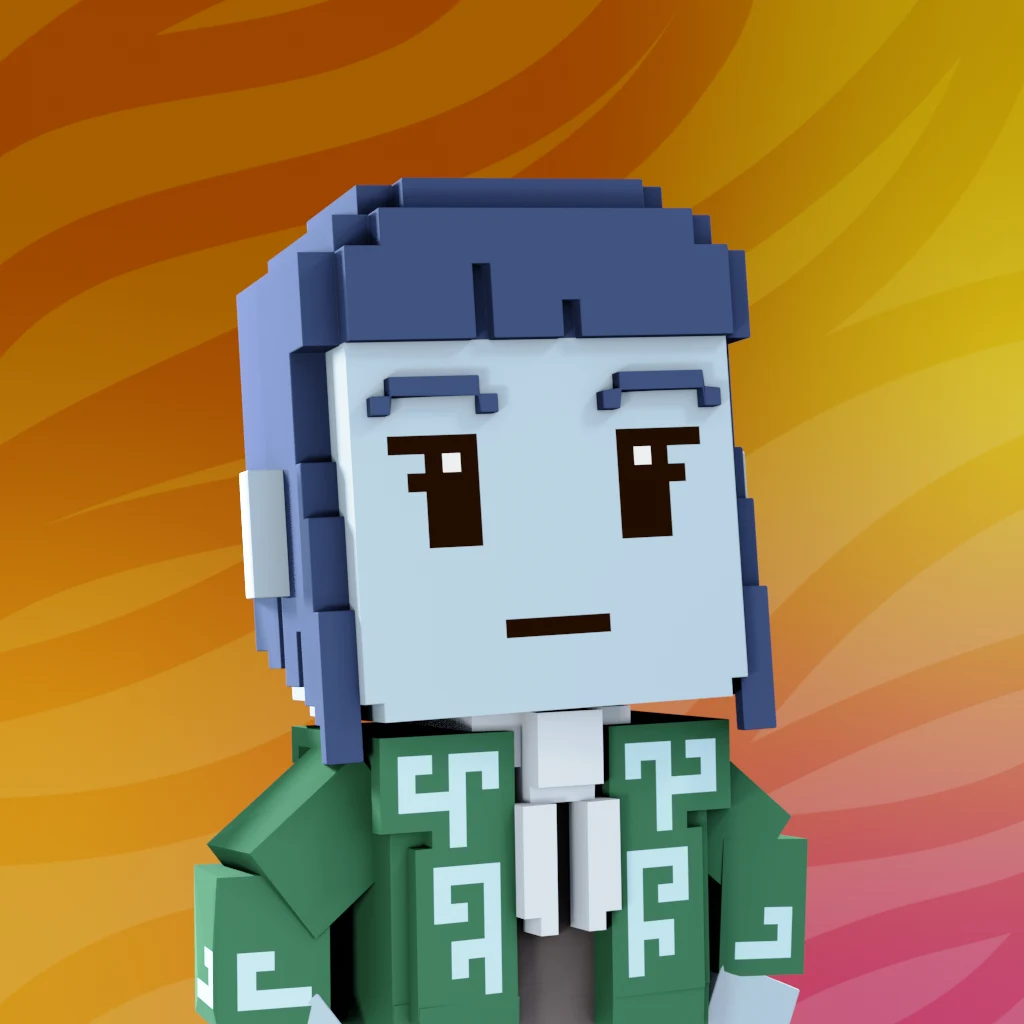 Pirate #4669 voxel render