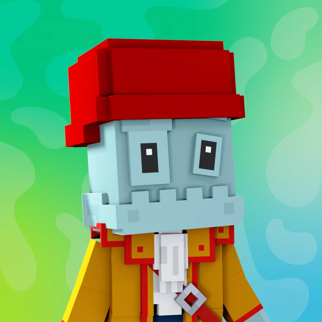 Pirate #4671 voxel render