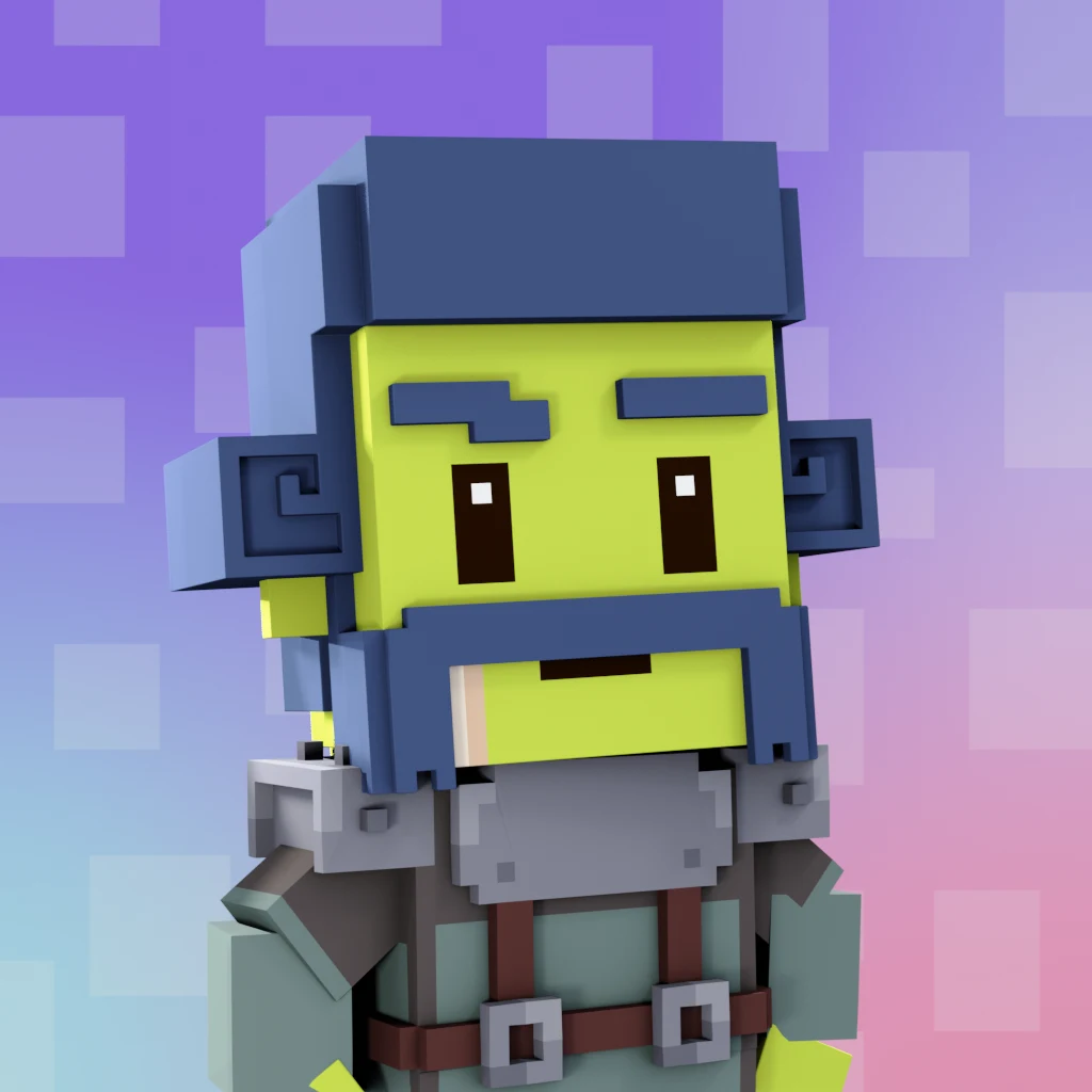 Pirate #4673 voxel render