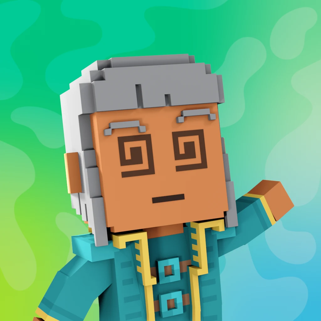 Pirate #4676 voxel render