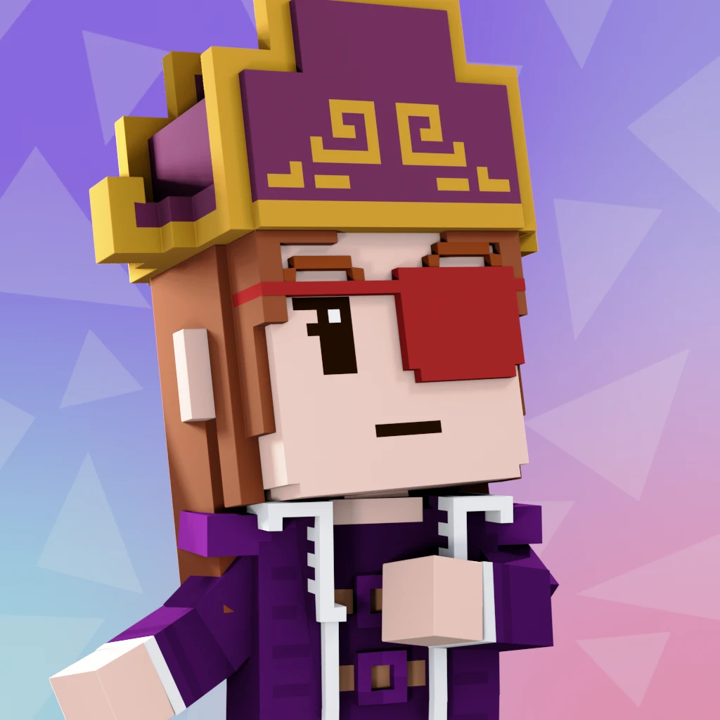 Pirate #4677 voxel render