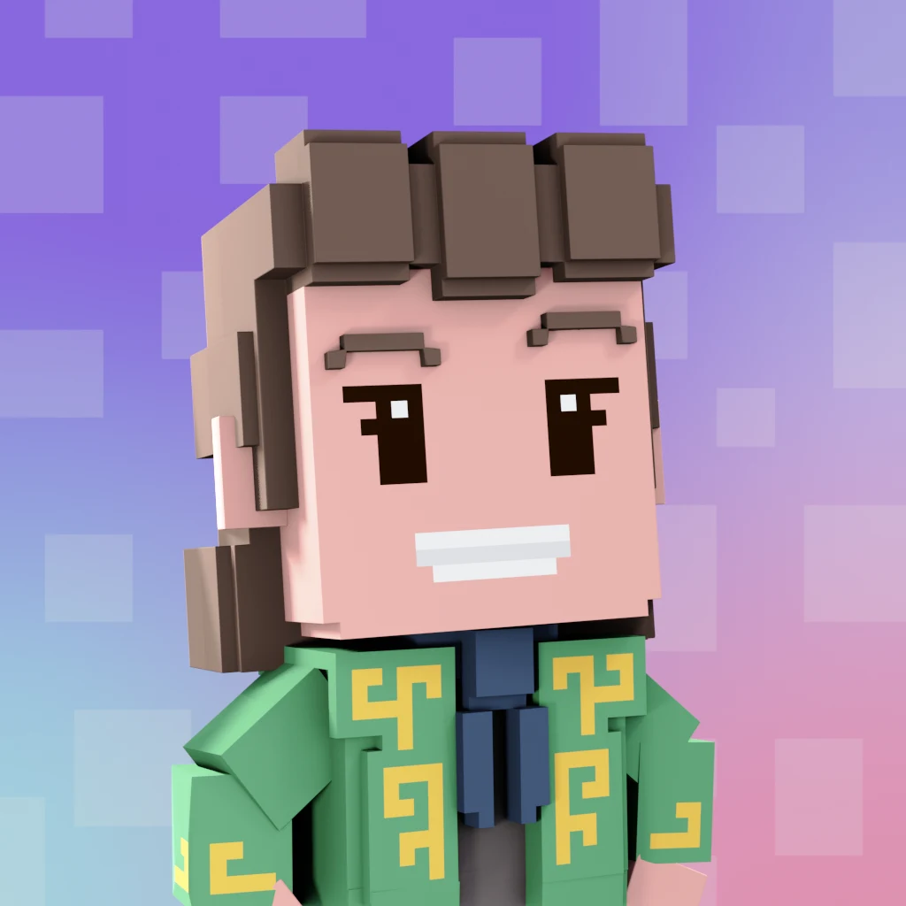 Pirate #4679 voxel render