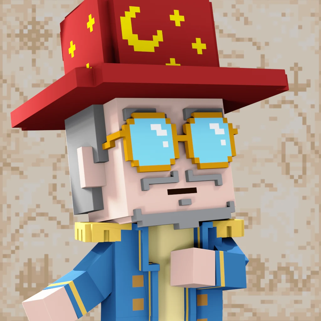 Pirate #4680 voxel render