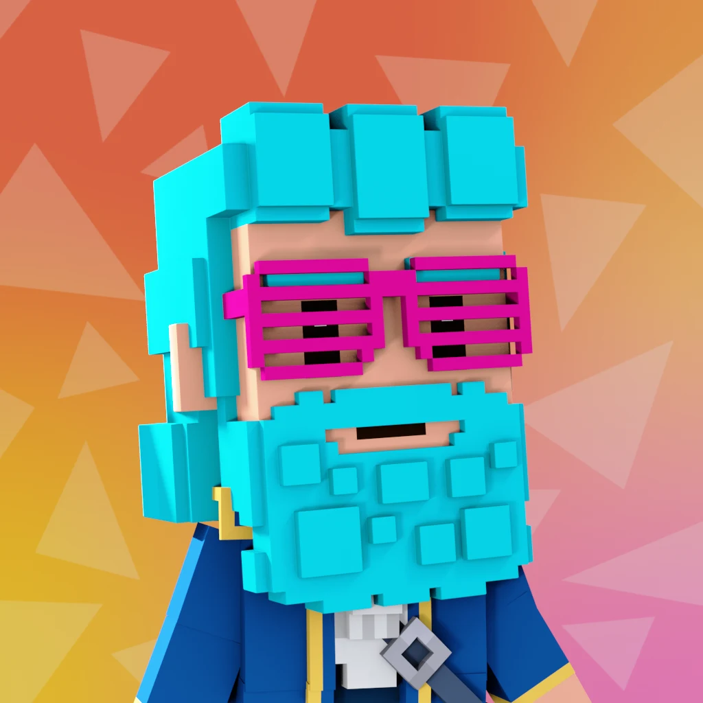Pirate #4683 voxel render