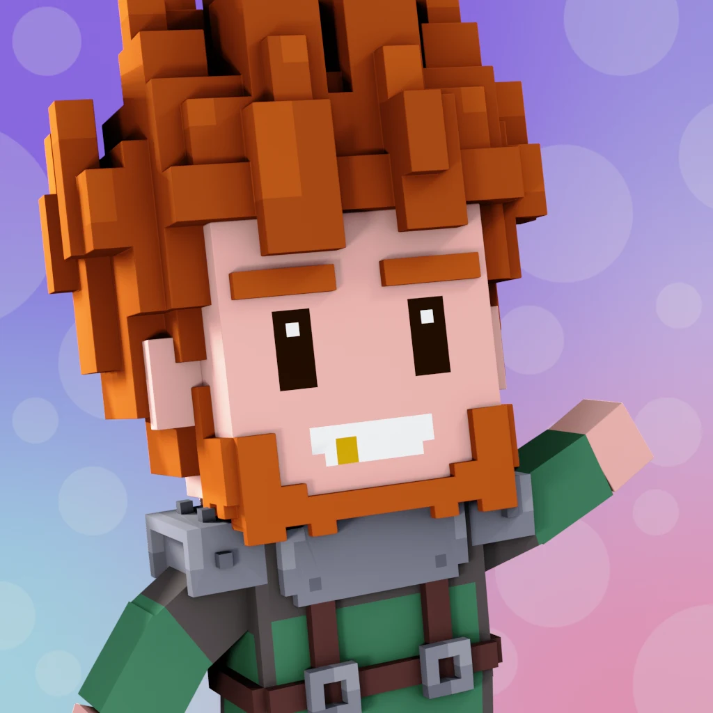 Pirate #4684 voxel render