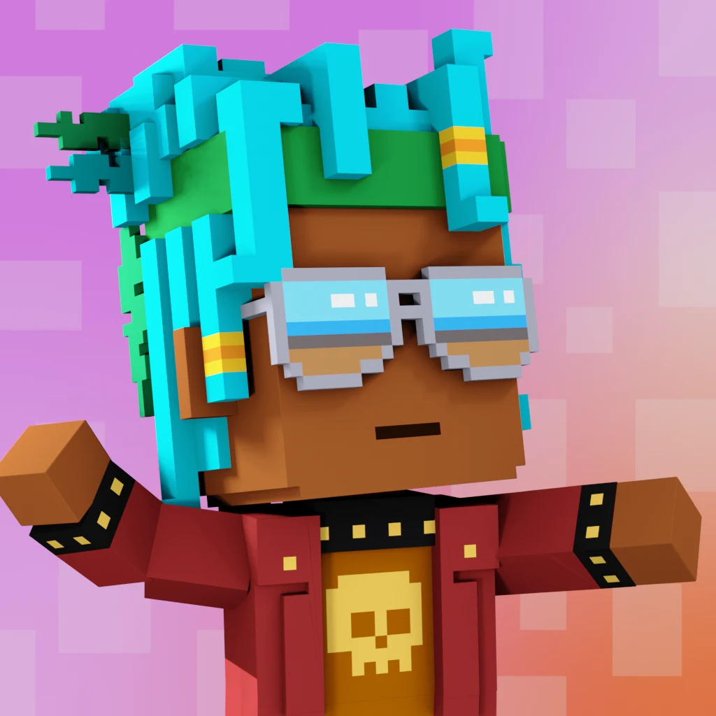 Pirate #4685 voxel render